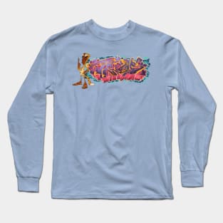 Dedos Graffiti letters 3 Long Sleeve T-Shirt